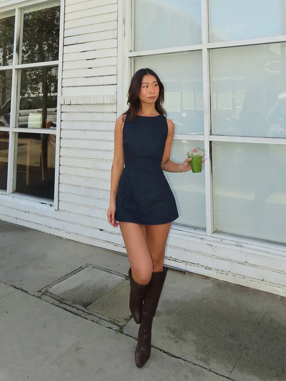 PRINCESS POLLY Ainsleigh Shift Denim Romper 8